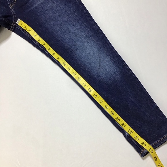 Silver Jeans Suki Skinny Crop Women's Deep Indigo Cropped Jeans - Picture 10 of 11